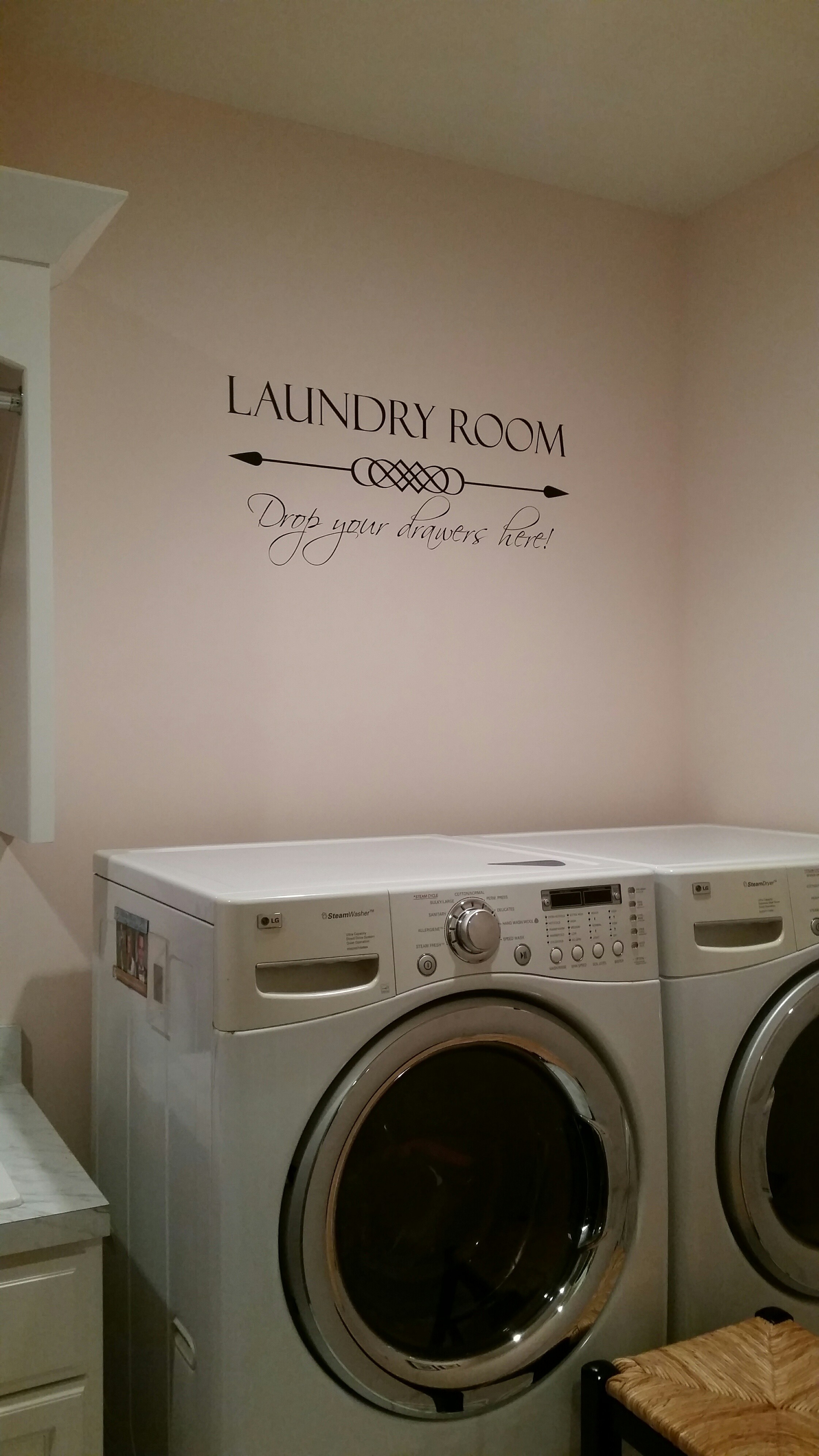 Laundry Room - Drop your drawers here!