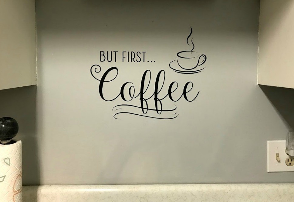 But first... coffee - decal 1