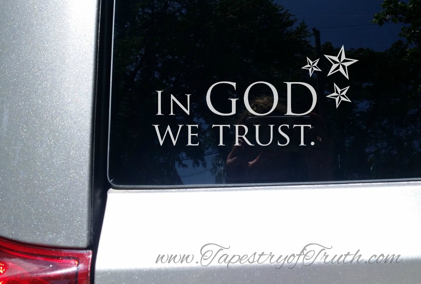 In God We Trust - car decal