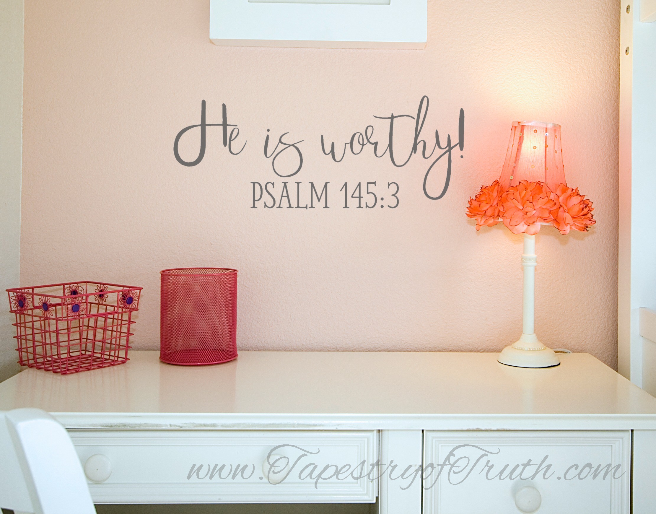 He is worthy. Psalm 145:3