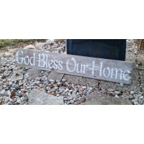 God Bless Our Home Stencil