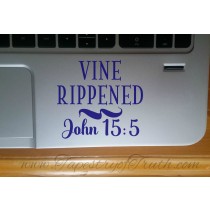 Vine Rippened - John 15:5 - Laptop Decal 